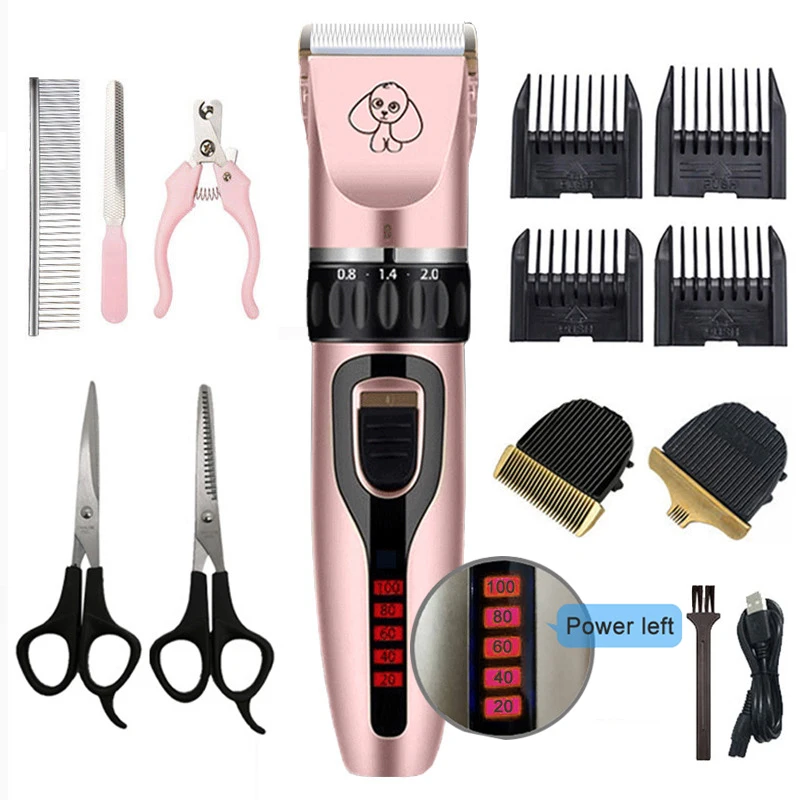 

Pet Clipper For Dogs Hair Trimmer Electric Dog Clipper Cat/Rabbit Grooming Tool Hair Machine Remover Haircut For Animals