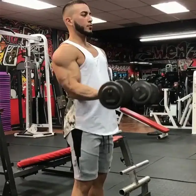 Мужские бег трусцой хлопковые спортивные уличные шорты Паркур тренажерный зал