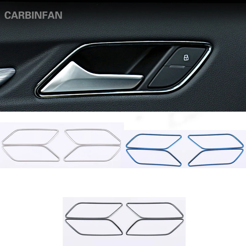 Автомобиль из нержавеющей стали Стайлинг интерьера боковой двери ручка Чаша