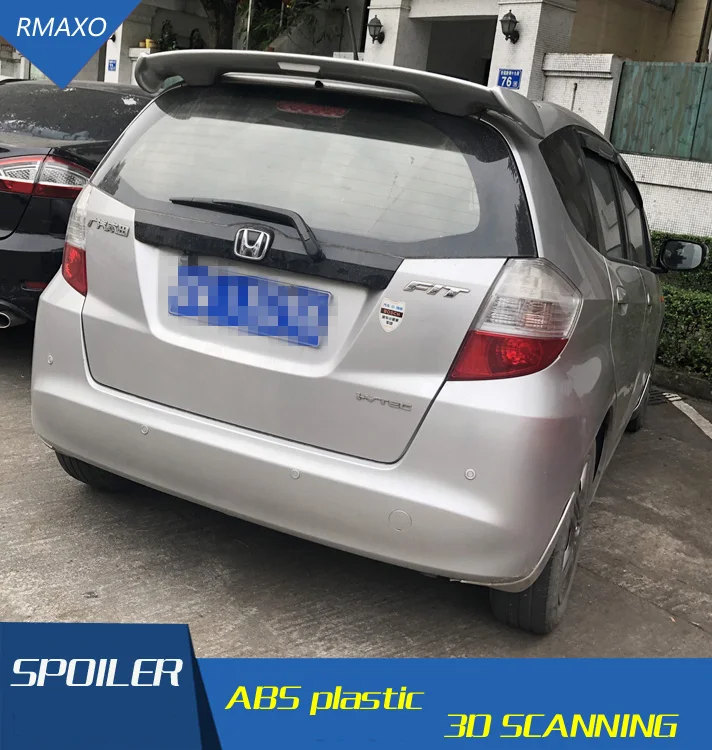 Спойлер для Honda Jazz Fit WXK АБС пластик праймер заднего крыла автомобиля цветной