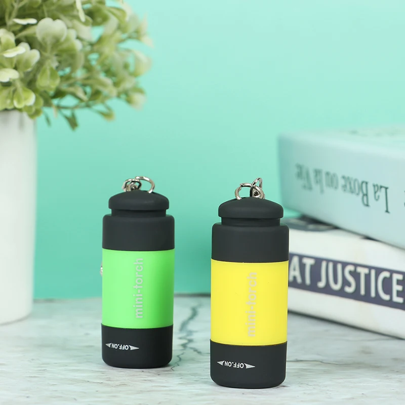 

Mini LED Light USB Rechargeable Flashlight Lamp Pocket Keychain Torch Waterproof