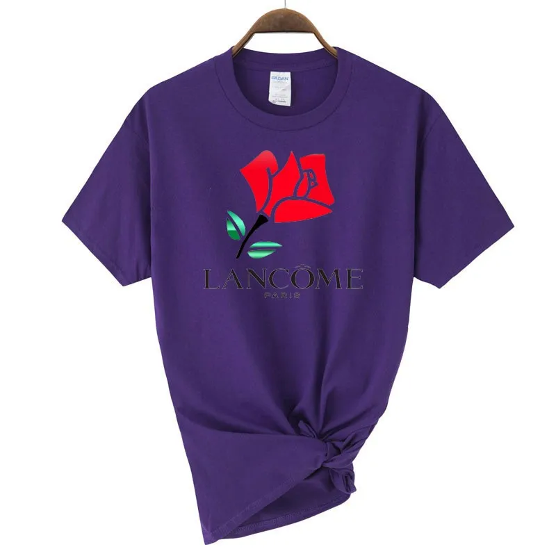 

New Street Casual Pure Cotton T-shirt Sports Ladies Top Brand Ladies T-shirt Breathable Plus Size Cotton T-shirt Women's Top