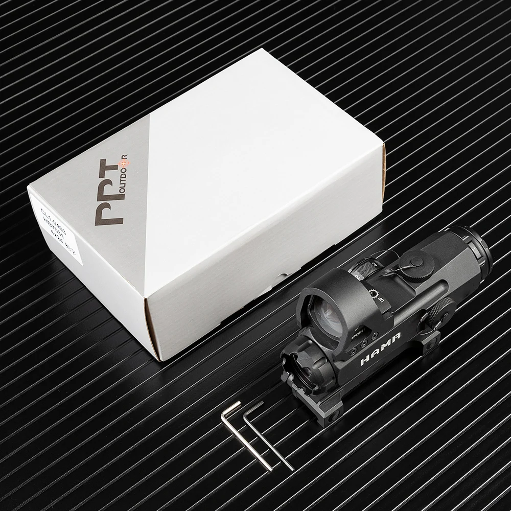 

4x24 Scopes Tactical HAMR Rifle Scope Lens Red Dot PP1-0403 Mark 4 High Accuracy Multi-Range Riflescope Hunting
