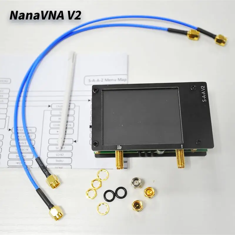 Новый Векторный анализатор сети 3G NanoVNA V2 HF VHF UHF антенны 50 кгц-3 ГГц | Инструменты