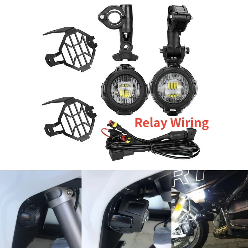 Для BMW R1200GS F800GS мотоцикл 40 Вт Светодиодный вспомогательный противотуманная фара в