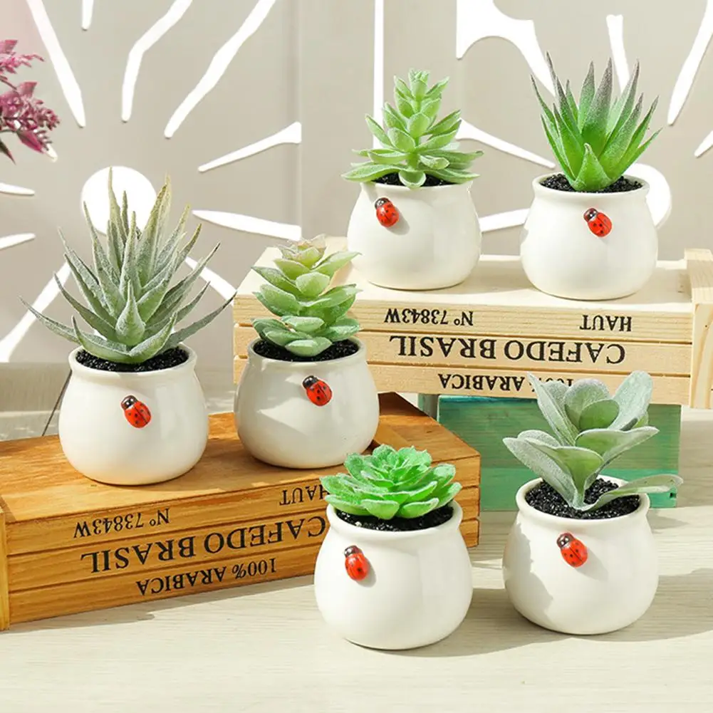 Растения бонсай искусственный маленький горшок дерево Искусственные листья