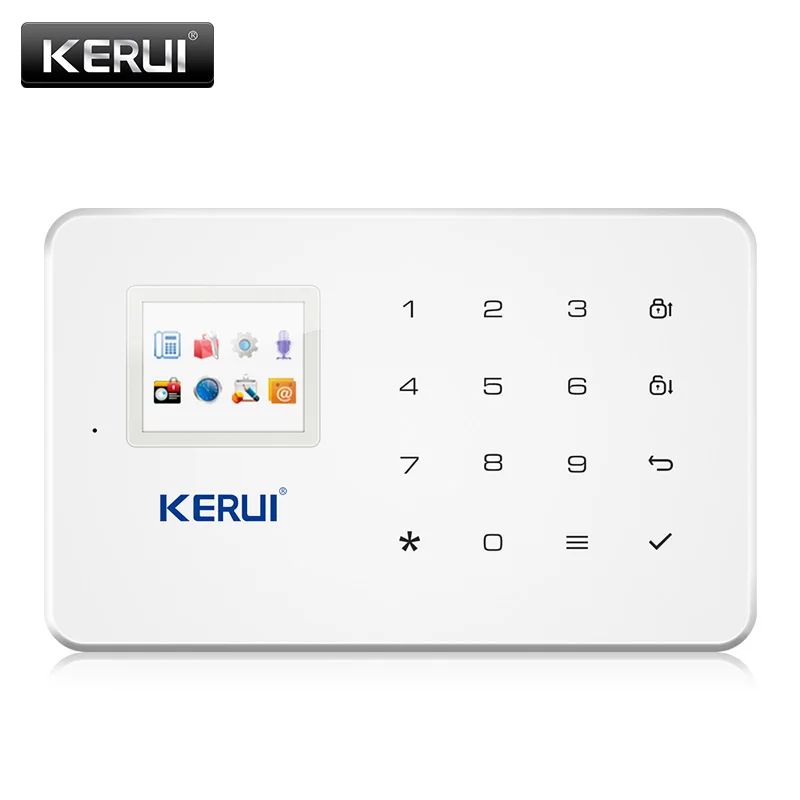 KERUI G183 80 дБ GSM домашняя охранная сигнализация наборы WCDMA 3G 1 7 дюймов TFT цветной