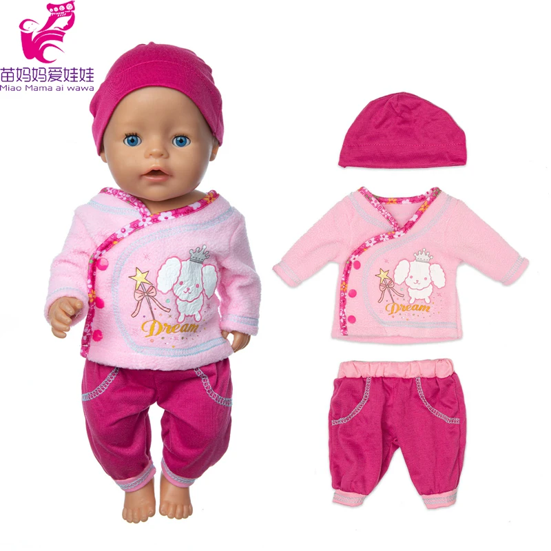 

Reborn Baby Doll Одежда со шляпой для девочек 18 дюймов девочка кукла одежда игрушки куклы одежда