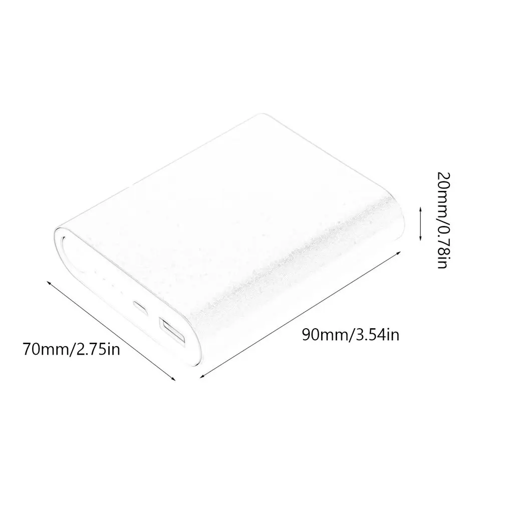 10400mAh DIY Power Bank 4*18650 чехол для аккумулятора Универсальный USB внешний резервный
