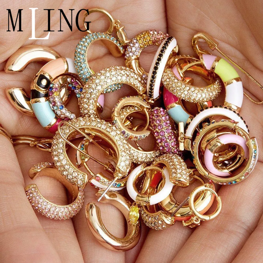 Женские винтажные серьги гвоздики с кристаллами|Серьги-гвоздики| |