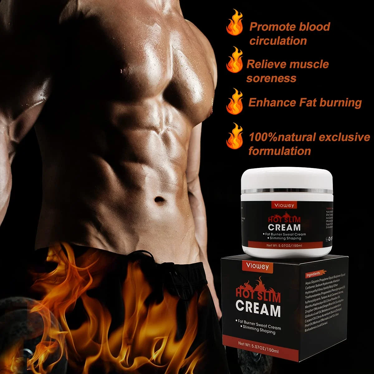 

1/3 pcs 150ML Fat Burning Cream, Slimming Cream Weight Loss for Men and Women Shaping S-Curve Beautifying Weight Loss Cream