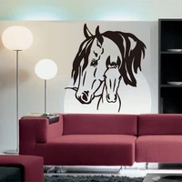 sticker horse and colt vinyl carving removable wall art decal wallpaper living room mural home decoration painting dw0764