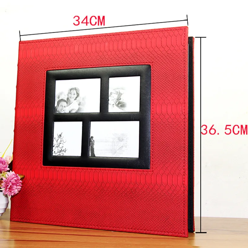 Альбом PocketsWedding 400 из искусственной кожи Обложка для большой семьи свадьба