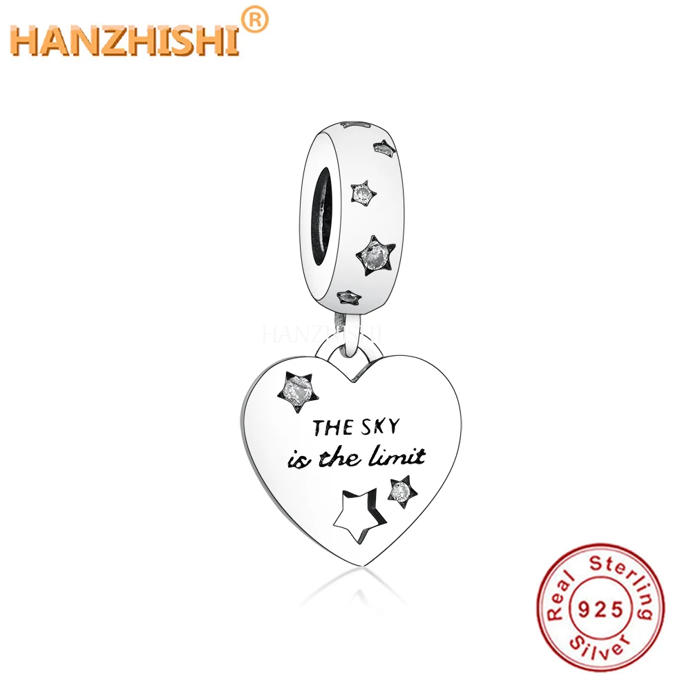 

2021 новый 925 стерлингового серебра в форме сердца в форме звезды с позолоченным кольцом, драгоценные бусины, подходят к оригинальным браслет...