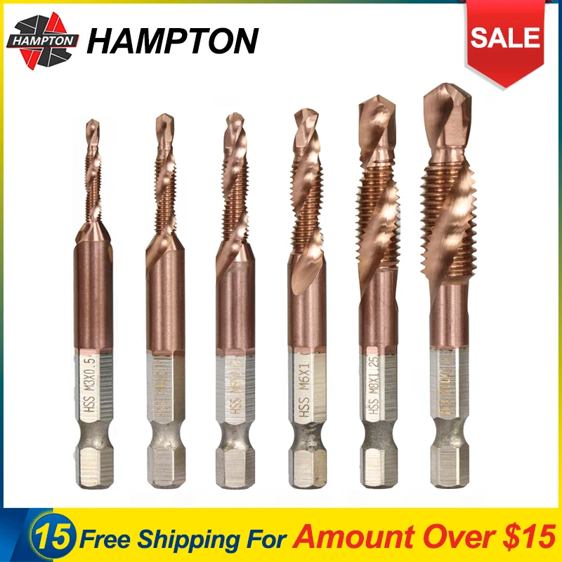 Hampton TiCN покрытием M3-M10 метрической резьбы крана для металлообработки винт из