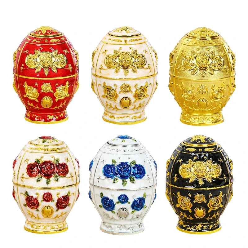 

Automatic Toothpick Holder European Vintage Zinc Alloy Metal Toothpick Dispenser Box Organizer Creative Style