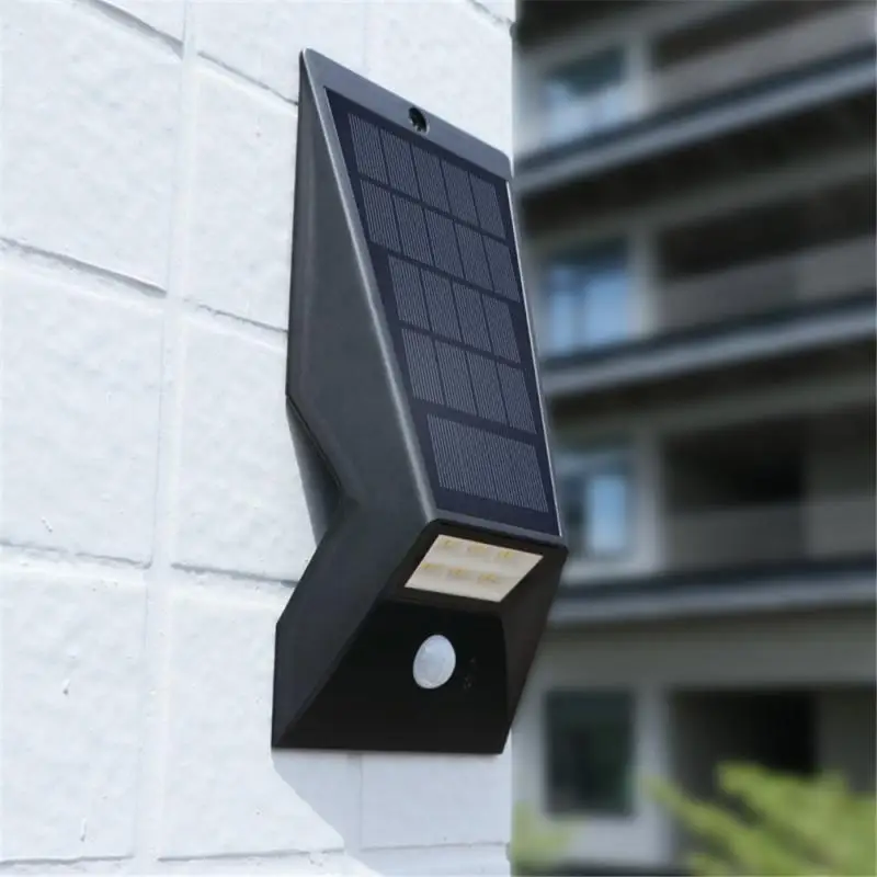 6000K светодиодный уличный фонарь на солнечной батарее для человеческого тела