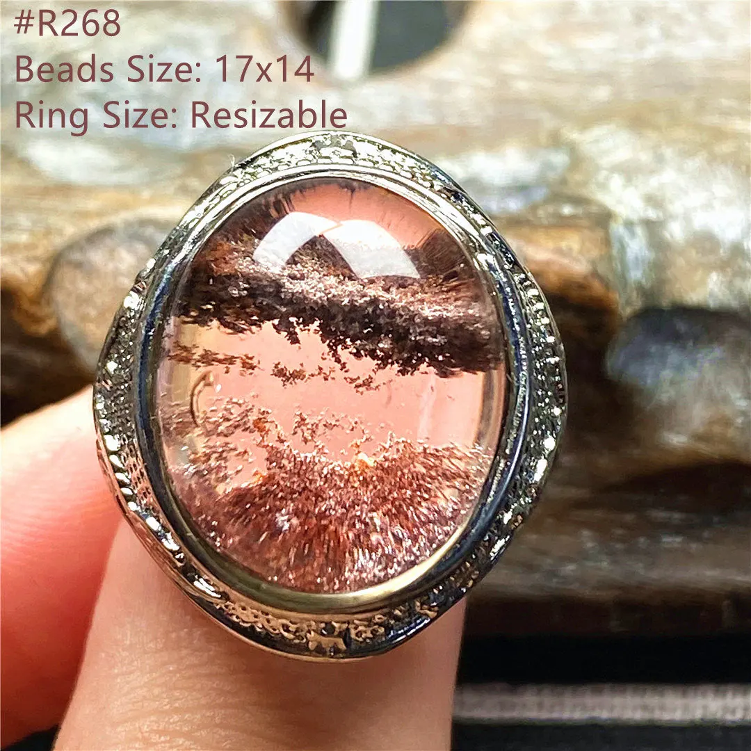 

Топ из натурального Phantom Кварцевый камень кольцо ювелирные изделия для мужчин с украшением в виде кристаллов овальный любовь Подарочный уд...