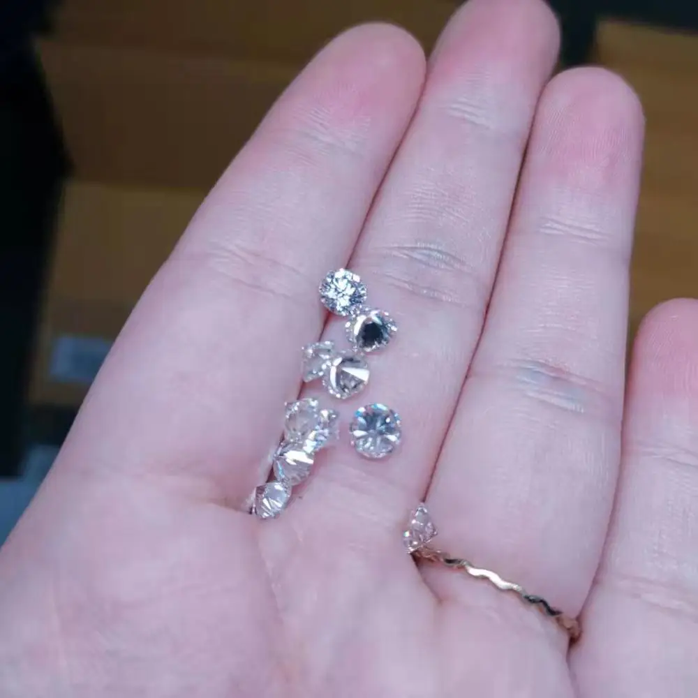 5 to 10.5mm Moissanite 5A High Quality Moissanite Gemstones, Each with GRA Individual Number ID 0.5ct vvs D Color White Bright