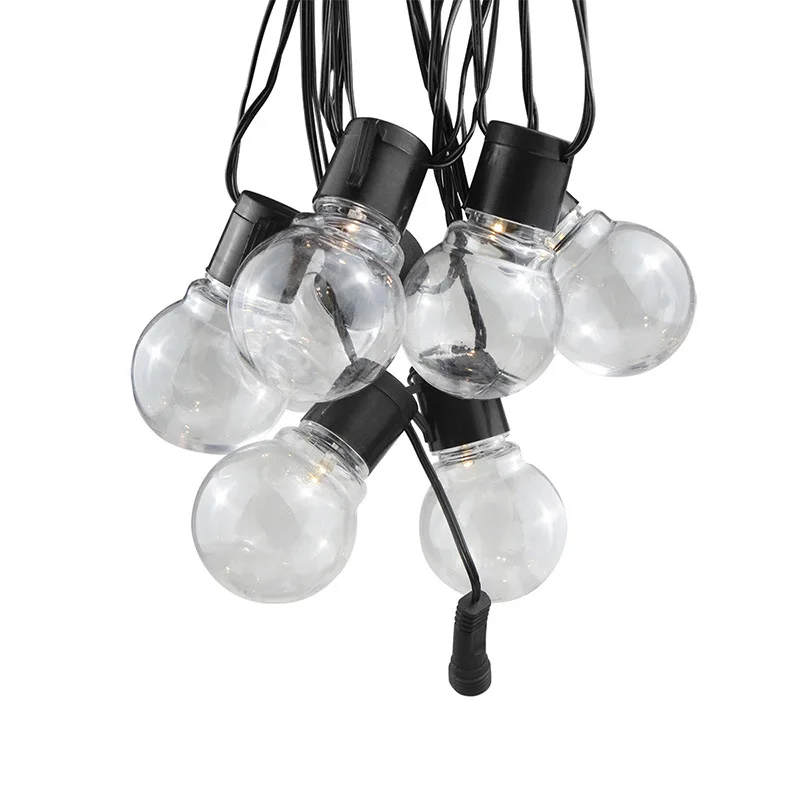 

Рождественская сказочная электрическая уличная гирлянда, светодиодная гирлянда G50, ретро-лампочки, подключаемые к розетке, декор для свадь...