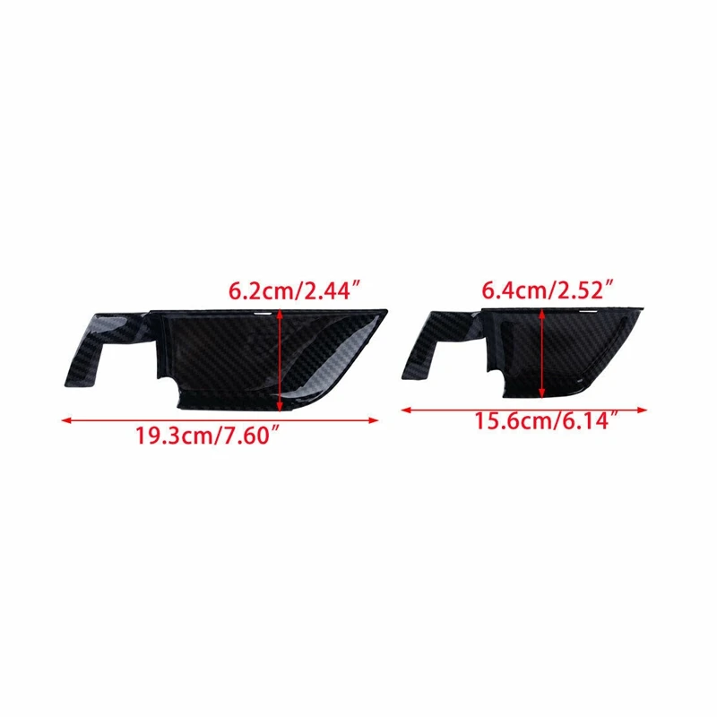 Carbon Fiber Internal Door Handle Bowl Cover Trim for Honda Accord 2018 2019 Car Accessories | Автомобили и мотоциклы