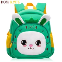 dorikyds 3d cartoon kids backpack cute rabbit baby toddler waterproof kindergarten children schoolbag for girls gift mochila
