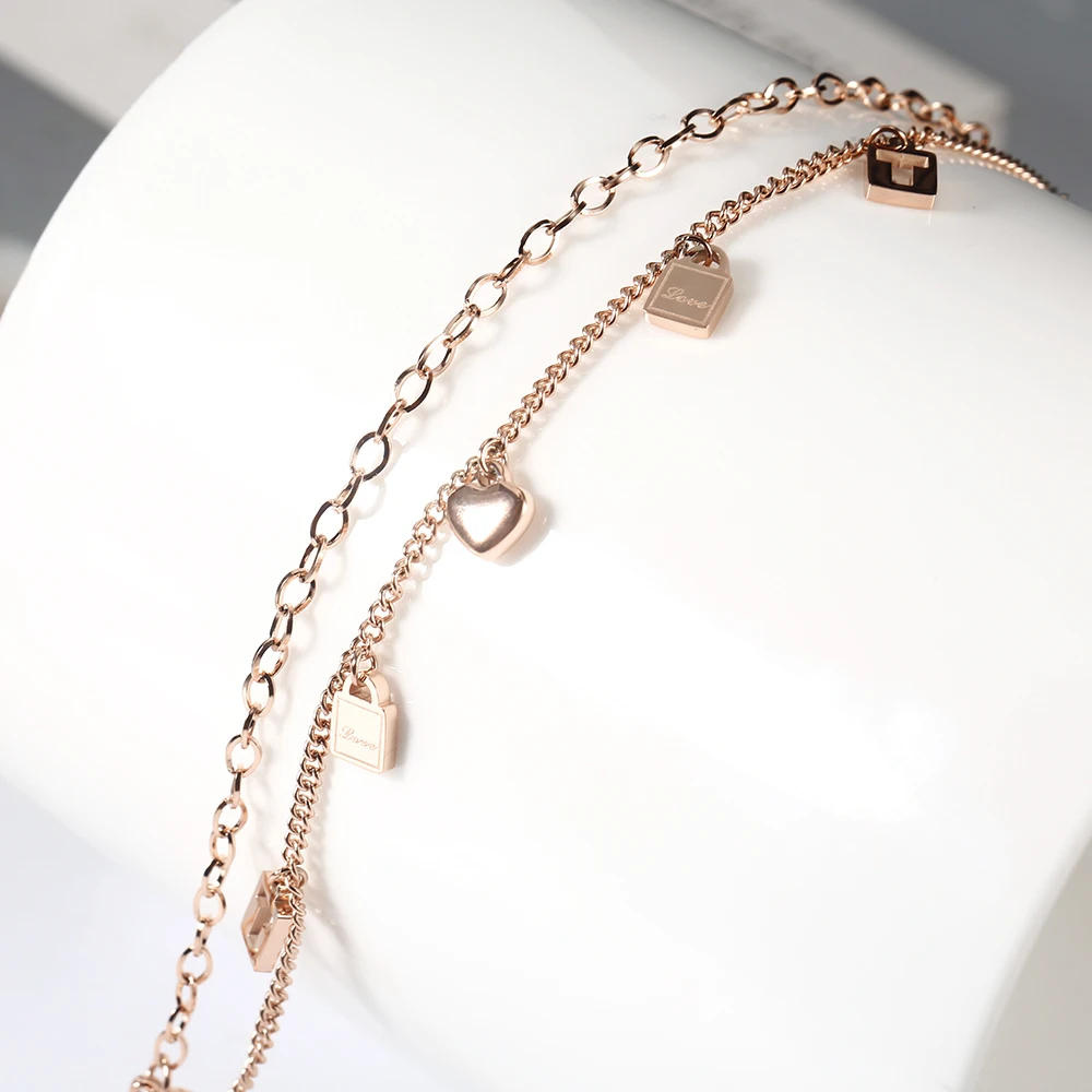 OUFEI женские ювелирные изделия из нержавеющей стали многослойные браслеты