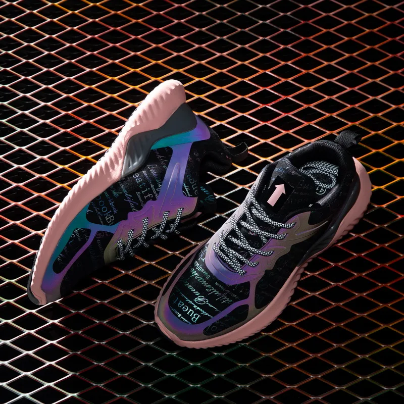 Новинка 2019 светоотражающая зимняя спортивная обувь для мужчин дышащие бархатные