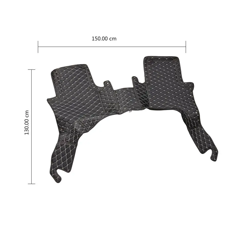 3 шт. правой вождения Surround автомобильные коврики из искусственной кожи ковер для