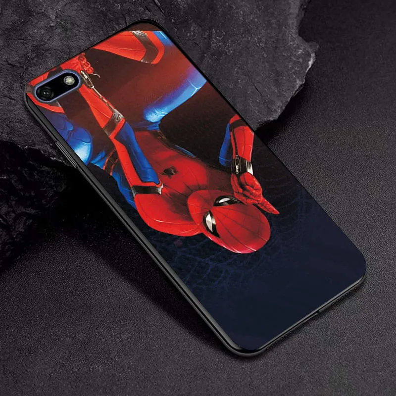 TPUBLK523 Для Huawei Y5 чехол Капитан Америка черный ТПУ чехол для Huawei Honor 8S задняя крышка Y6 Y7 Y9 чехол для Honor 8X 8C 7S 7X - Цвет: TPUBLK523