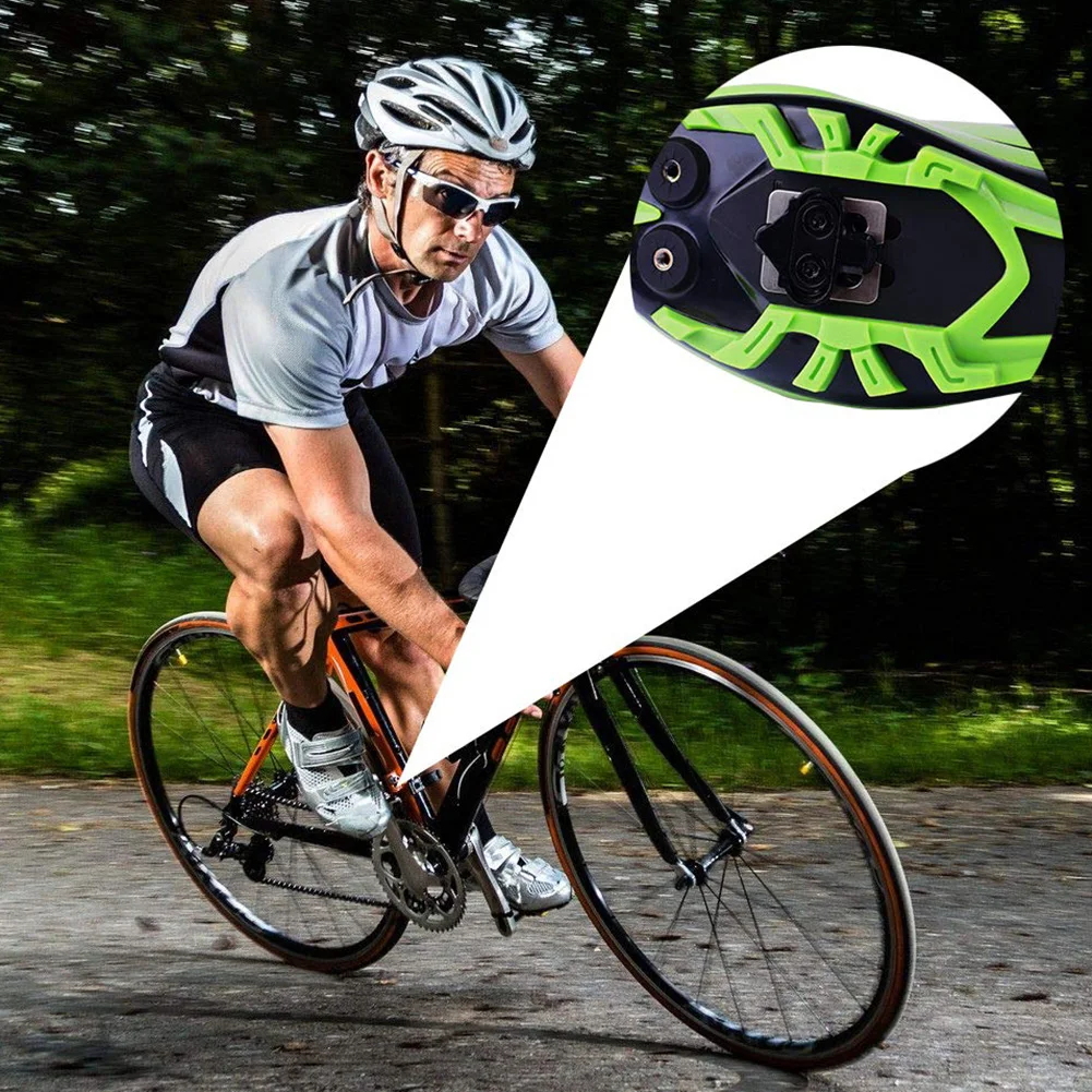 

Bicycle Cleat Set Cycle Universal Pedal Lock Kit SPD Splint Cycling Equipment For Outdoor Cycling Black Brompton Soporte Mtb