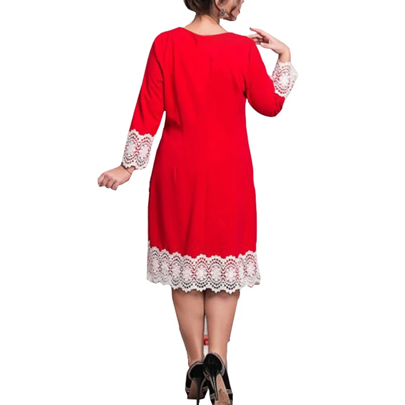 Женское платье карандаш до колена с кружевом|Женские платья| |