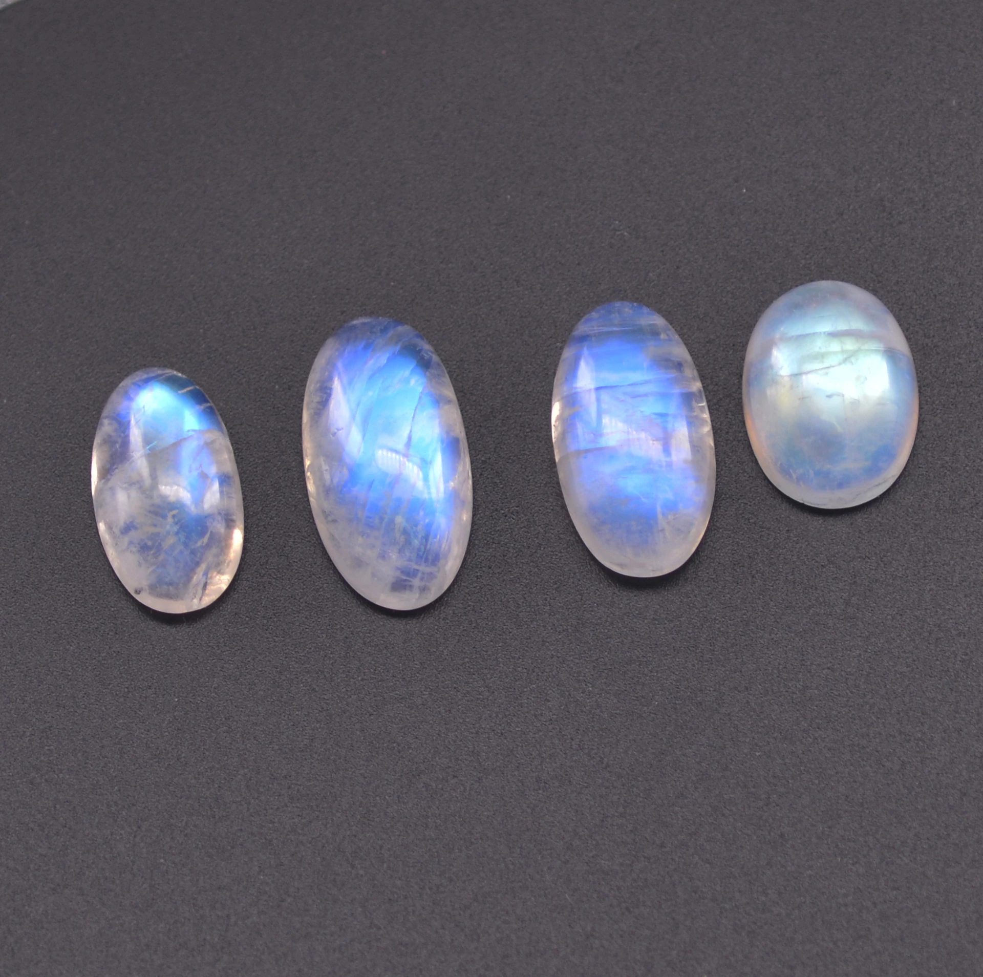 ICNWAY 1 шт. натуральный лунный камень 10x12mm 12x23mm капли воды и овальные плоские