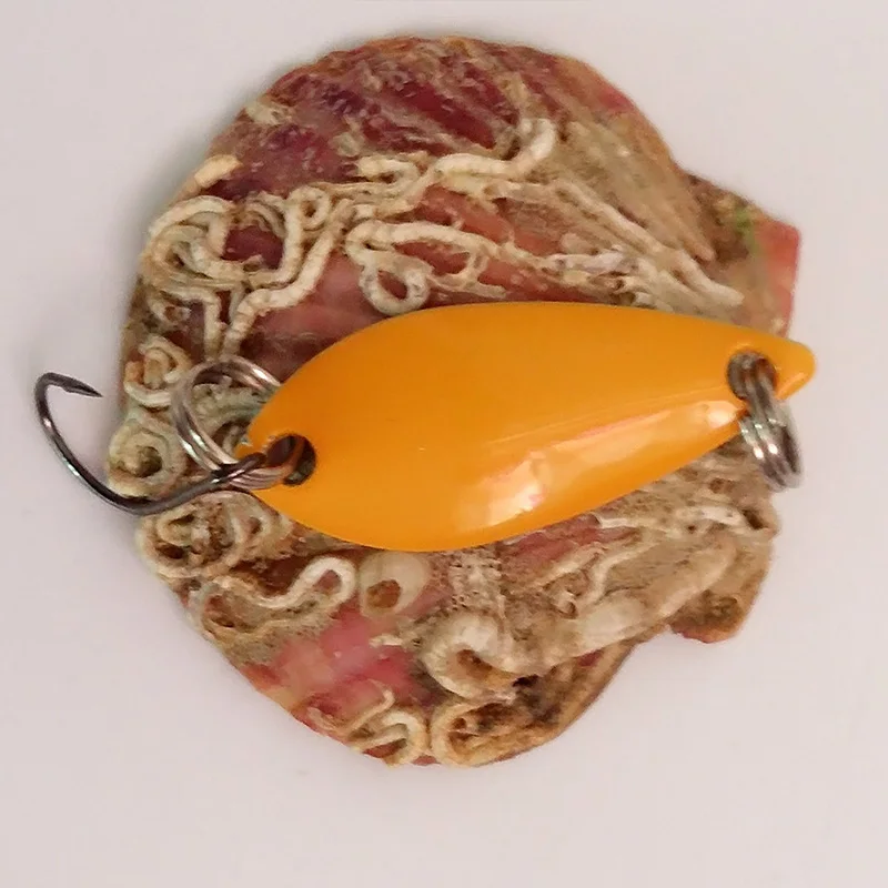 Новая мини-приманка для рыбалки 3 см г металлические приманки-ложки разноцветный