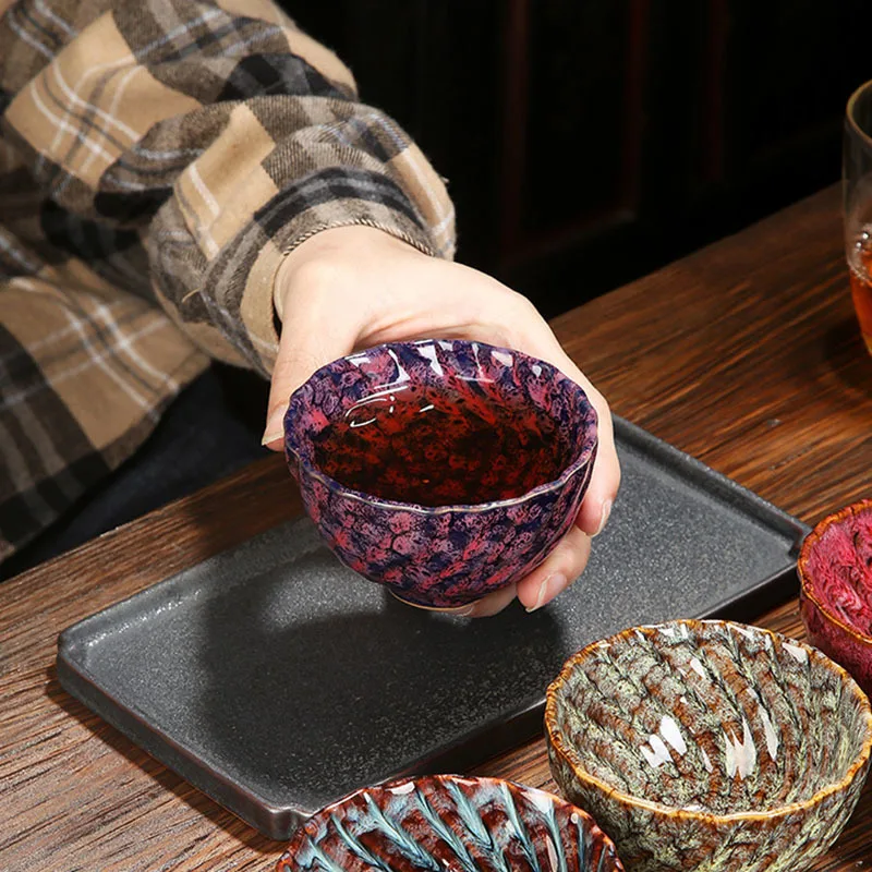 1 шт. многоцветный керамический чайный набор известной печи маленькая чайная