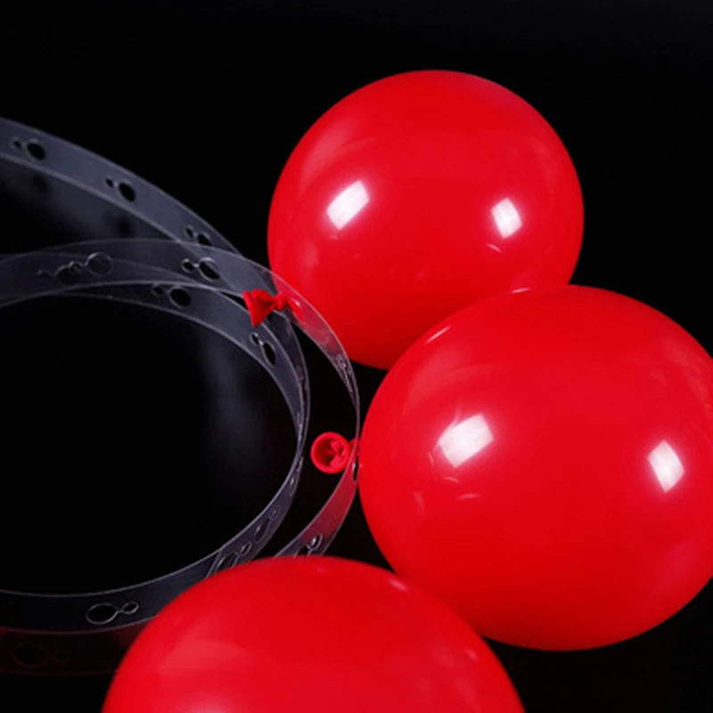 5M/lot Convenient Accessories Balloon Chain 160Holes Wedding Birthday Balloons Backdrop Decor Seal | Дом и сад