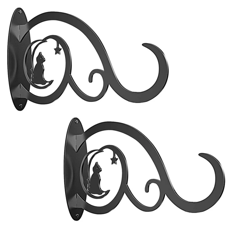 

2 Pcs Plant Bracket,Decorative Plants Hangers Outdoor,Wall Hooks for Hanging Bird Feeder,Lanterns,Ect