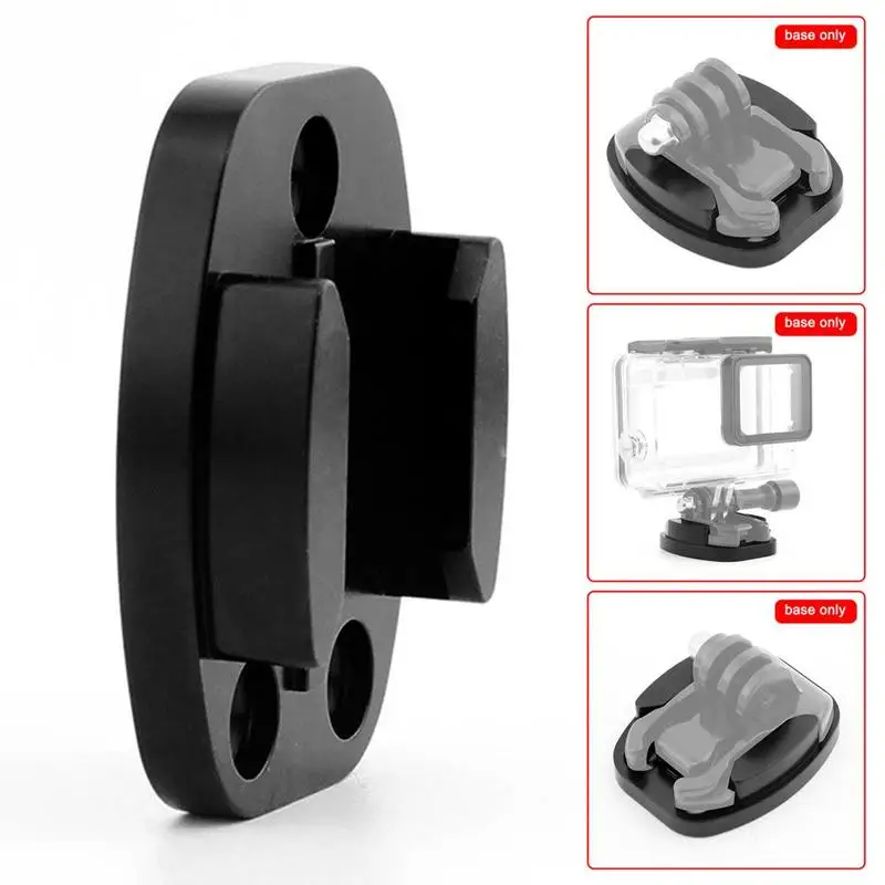

Sports Camera Mount Buckle Stand Durable Adapter Flat Release For GoPro Tripod Quick Rustproof Base Alloy Alu L3H9