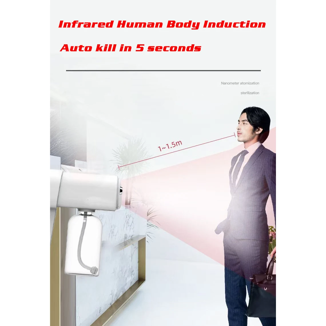 K5 для дезинфицирующего спрея спиртовая глина пестицид нанодезинфицирующий