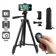 Professional Phone Tripod Stand Holder with Ball Head +Bag Tripodstand Tripod