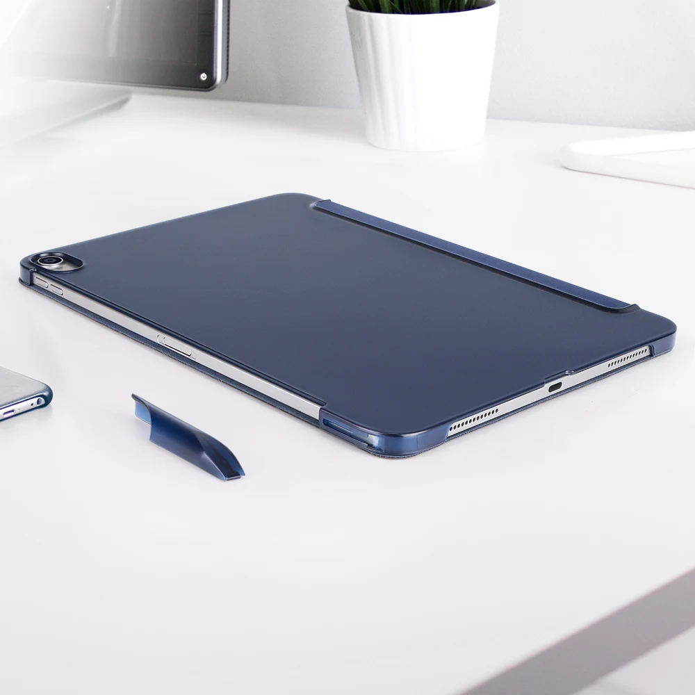 Для iPad Pro 11 чехол с карандашом держатель, Aiyopeen из искусственной кожи прозрачный PC задняя крышка для iPad Pro 11 чехол