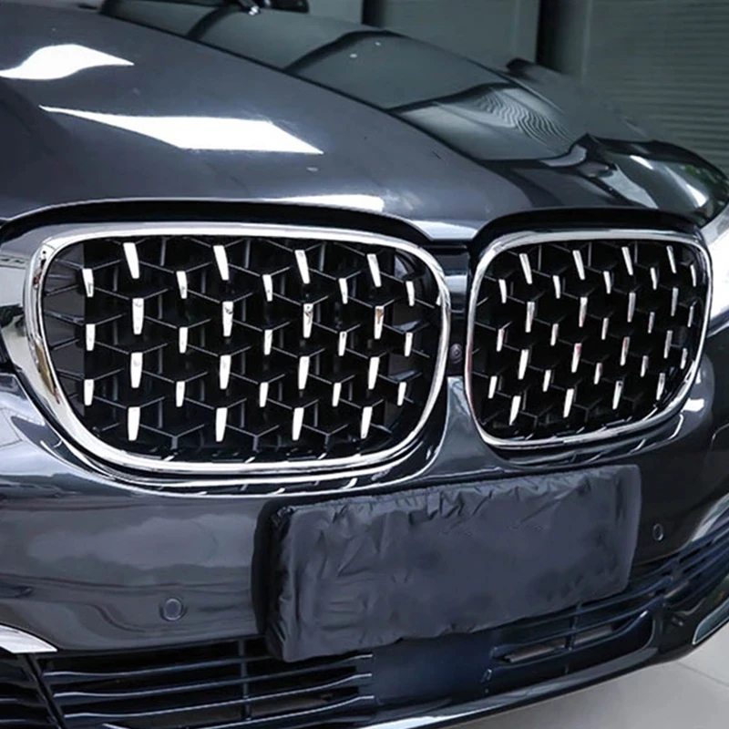 Передняя решетка радиатора для BMW 7 серии G11 G12 Алмазная в стиле метеорита передний