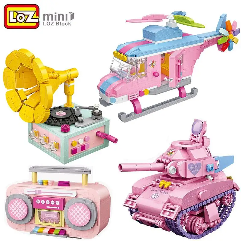 LOZ MINI bloquesde ladrillo строительные блоки креативный diy подарок для девочек маленькая