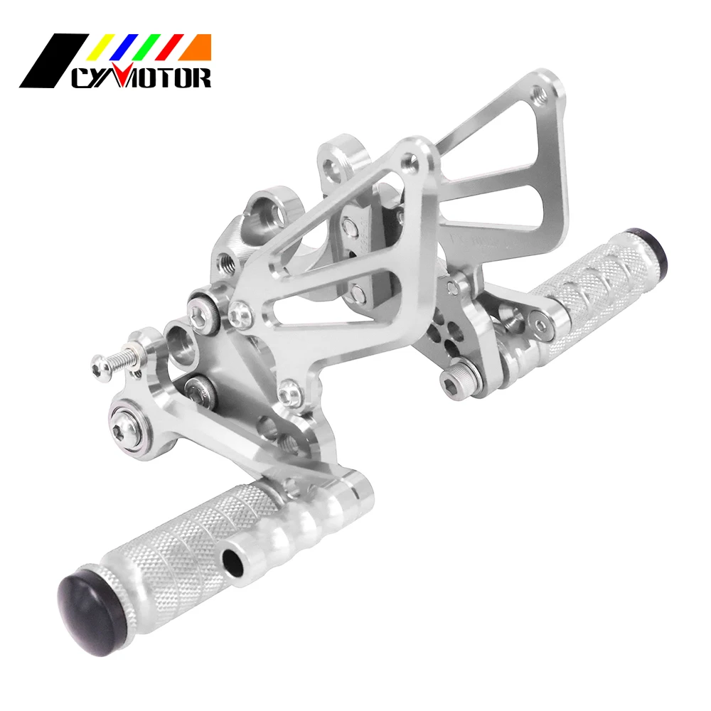 Мотоциклетные регулируемые колышки с ЧПУ для ног Ducati 1198 1098 S R 848 EVO трехцветные