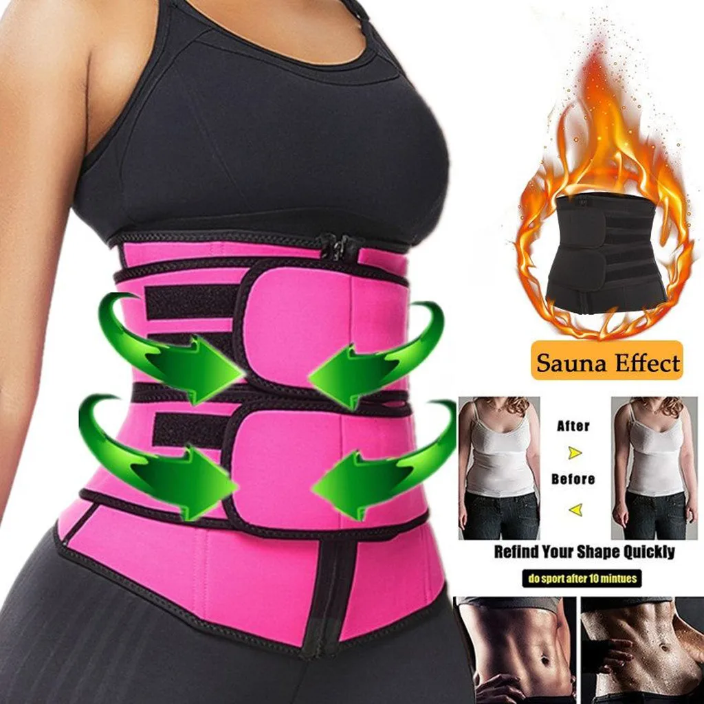 

Women Body Shaper Unisex Waist Cincher Trimmer Bodysuit Firm Control Shapewear Tummy Slimming Belt Motion Abdominal Band Corset