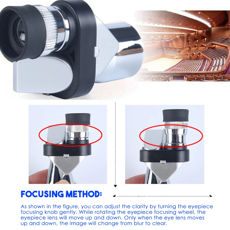 Spotting Telescope HD Night Vision Mini Pocket Zoom Monocular Outdoor For Hunting Camping | Спорт и развлечения