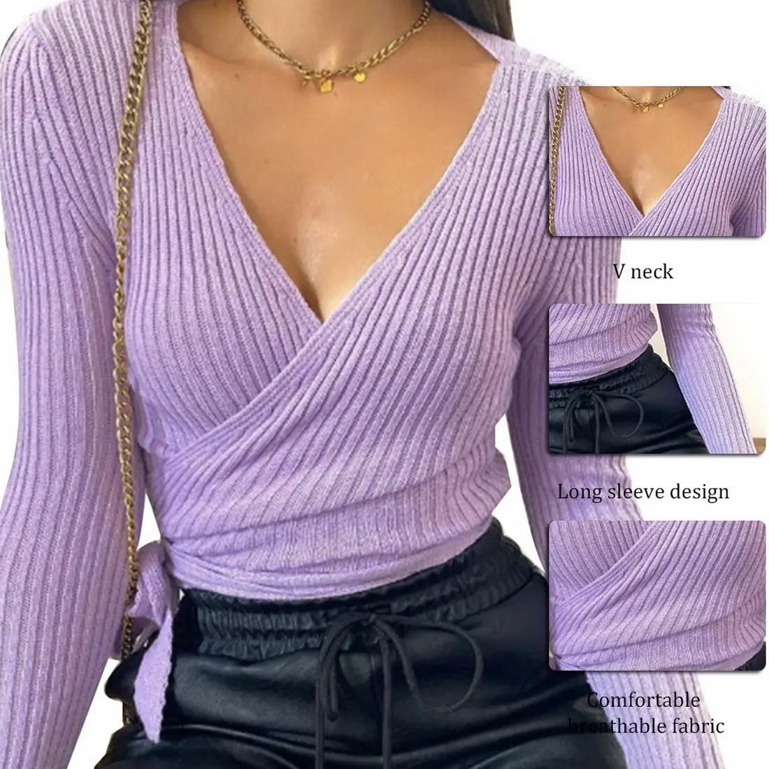 

2021 Spring V Neck Sweater Knitted Fashion Women Sweaters AutumnTops Women Pullover Jumper Pull Femme Hiver Truien Dames