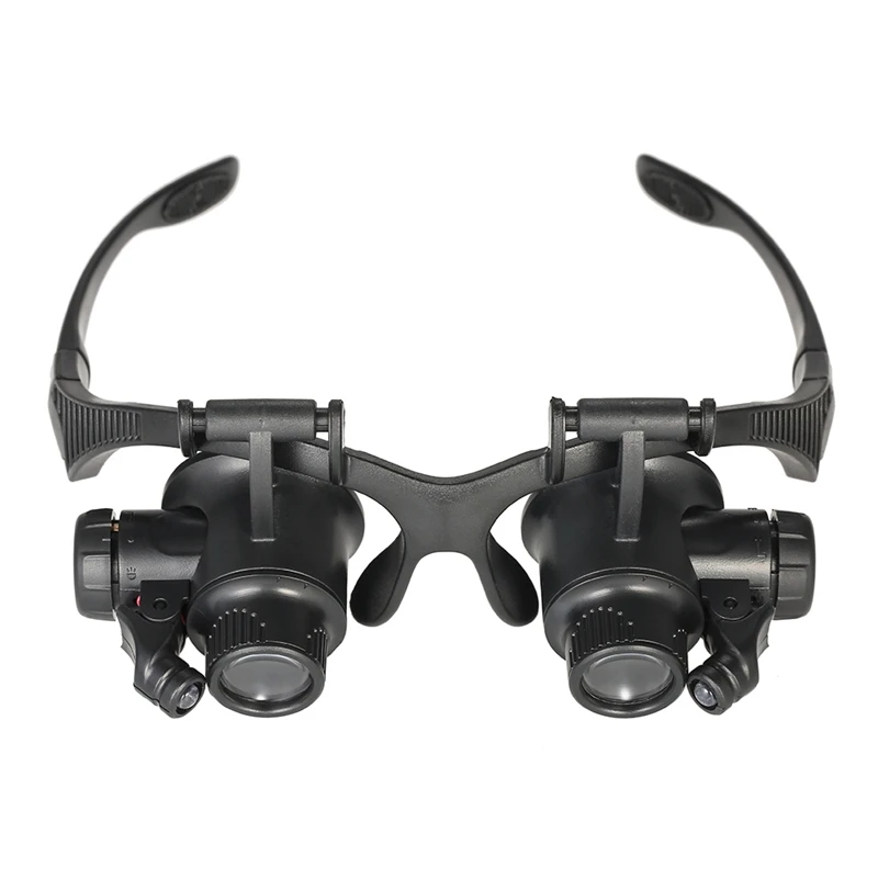 Набор инструментов для ремонта часов увеличительное стекло со светодиодными