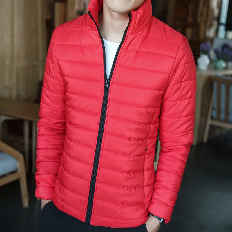 Мужское Свободное пальто короткая куртка с хлопковой подкладкой зимняя теплая