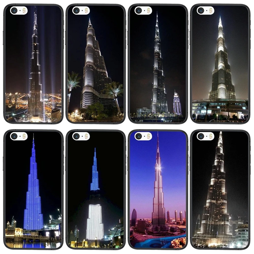 Мягкие чехлы для телефона Dubai Burj Khalifa башня здание Colou для Galaxy Note 20 10 9 8 Lite Pro Ultra M51 M31 M30S A10 A10S A8